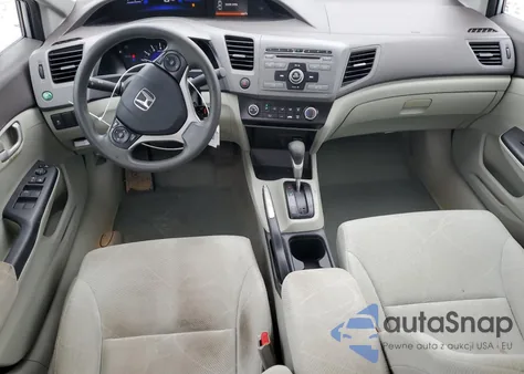 2012 Honda Civic Lx из США, поврежденный, VIN 2HGFB2F58CH301846